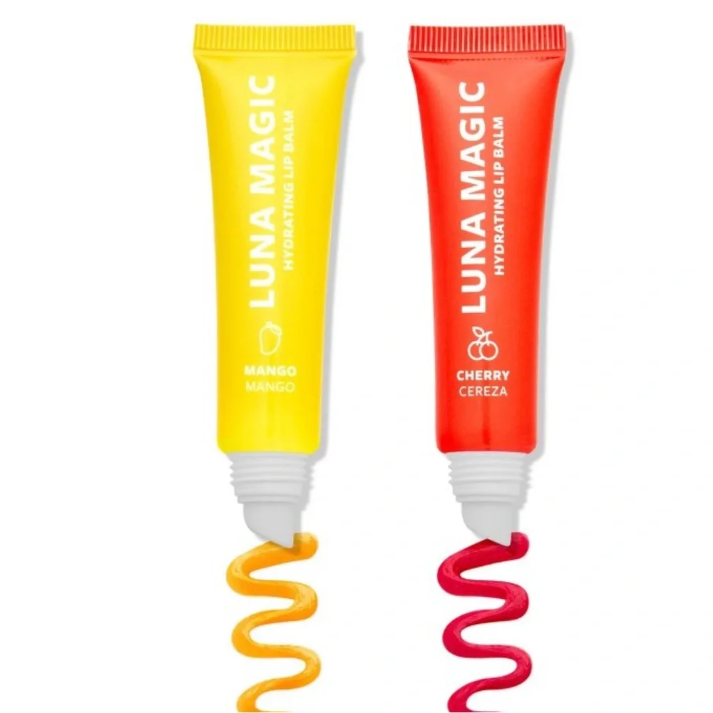 💎 LUNA MAGIC Lip Balm Duo - Mango/Cherry Full-Size New In Box